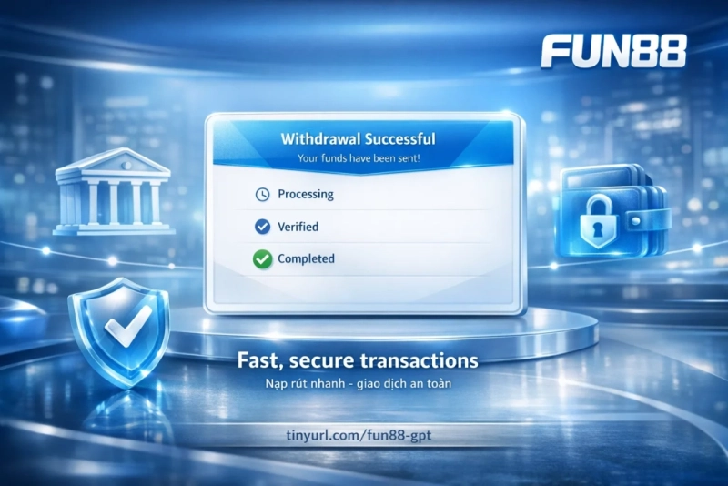 Nạp rút tiền Fun88 Guru qua ngân hàng ví điện tử MoMo ZaloPay USDT nhanh chóng