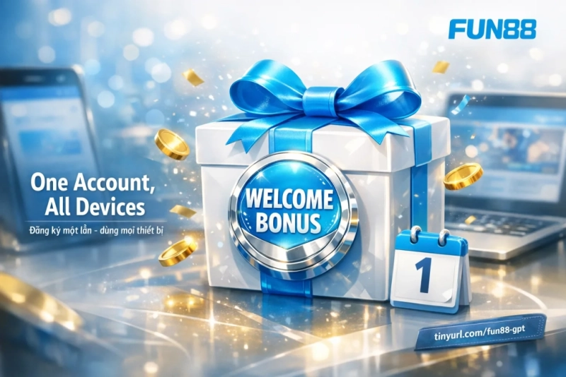 Đăng ký Fun88 trên mobile desktop và ứng dụng di động