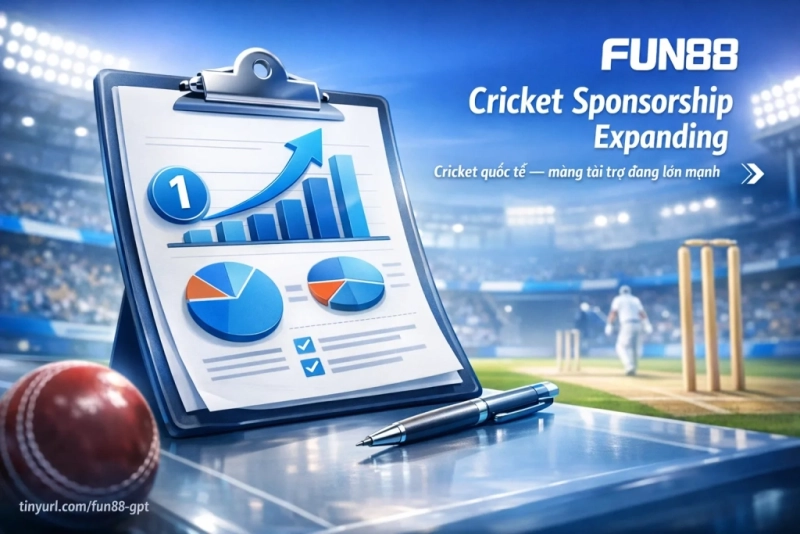 Fun88 tài trợ cricket Caribbean Premier League Dubai Capitals ILT20 Vizag Warriors